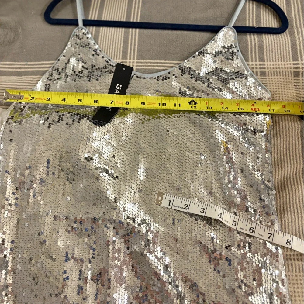 NWT Allegra K Sequin Cocktail Dress - Picture 4 of 5